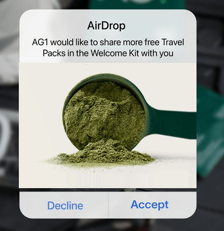 AG1 Nederland Air Drop