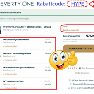 everty one Rabattcode einlösen